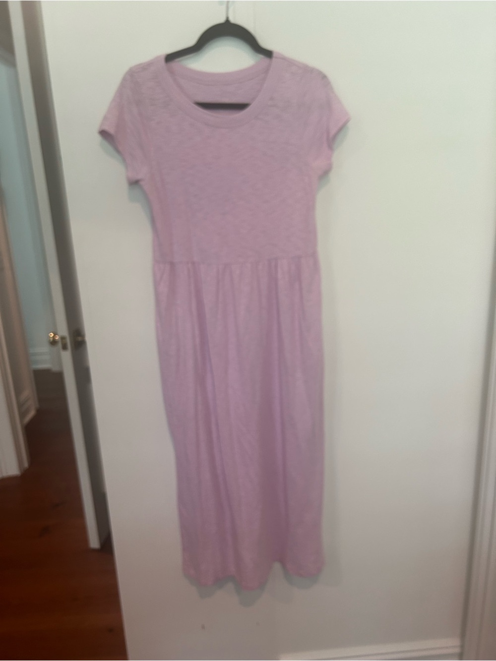 Universal Thread Light Pink Short-Sleeve Maxi Dress